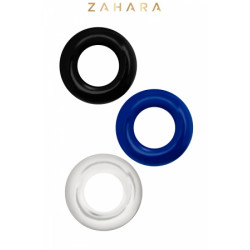 Set 3 Cockrings multicolore - Zahara