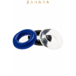 Set 3 Cockrings multicolore - Zahara