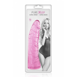 Gode courbe rose 18 5 cm - Pure Jelly