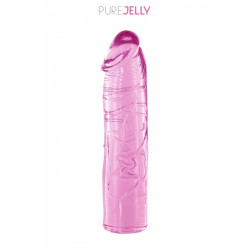 Godemichet droit rose 17 2 cm - Pure Jelly