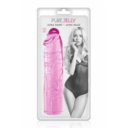 Godemichet droit rose 17 2 cm - Pure Jelly