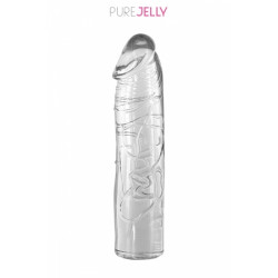 Godemichet droit cristal 17 2 cm - Pure Jelly