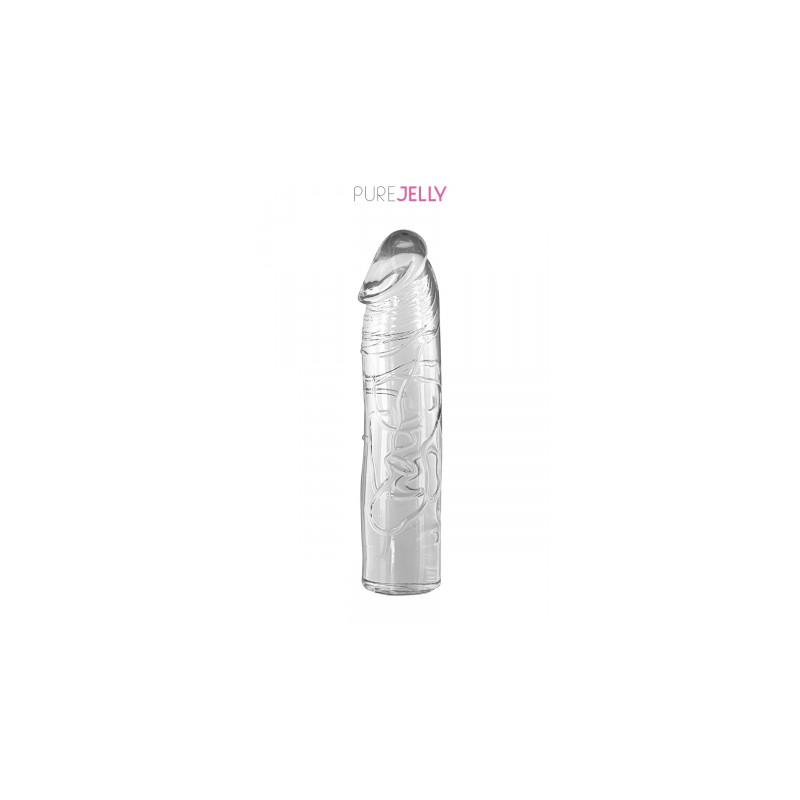 Godemichet droit cristal 17 2 cm - Pure Jelly