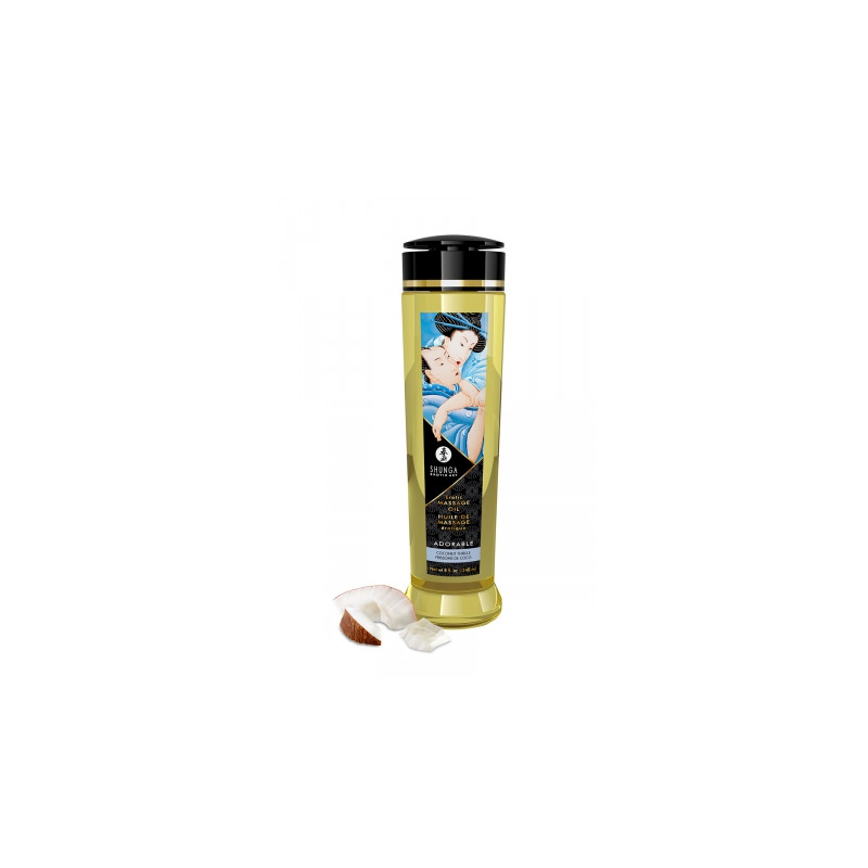 Huile de massage parfum noix de coco - Shunga