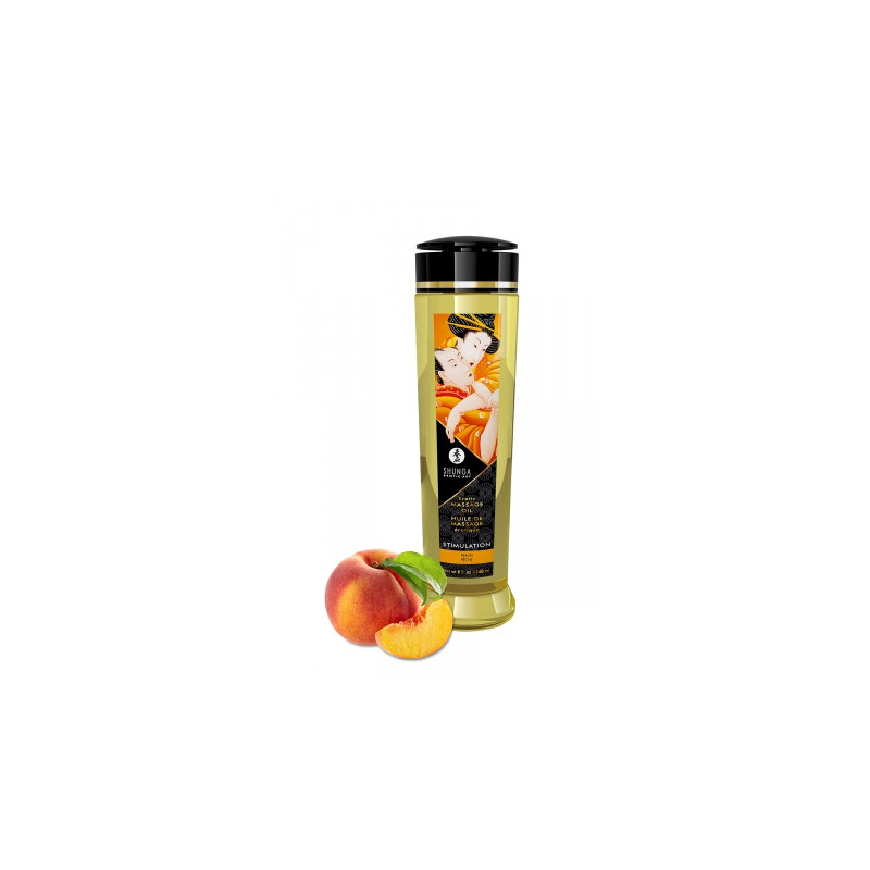 Huile de massage parfum pêche - Shunga