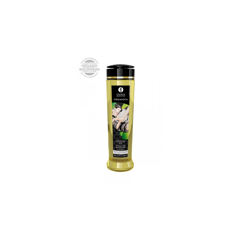 Huile de massage BIO sans parfum - Shunga