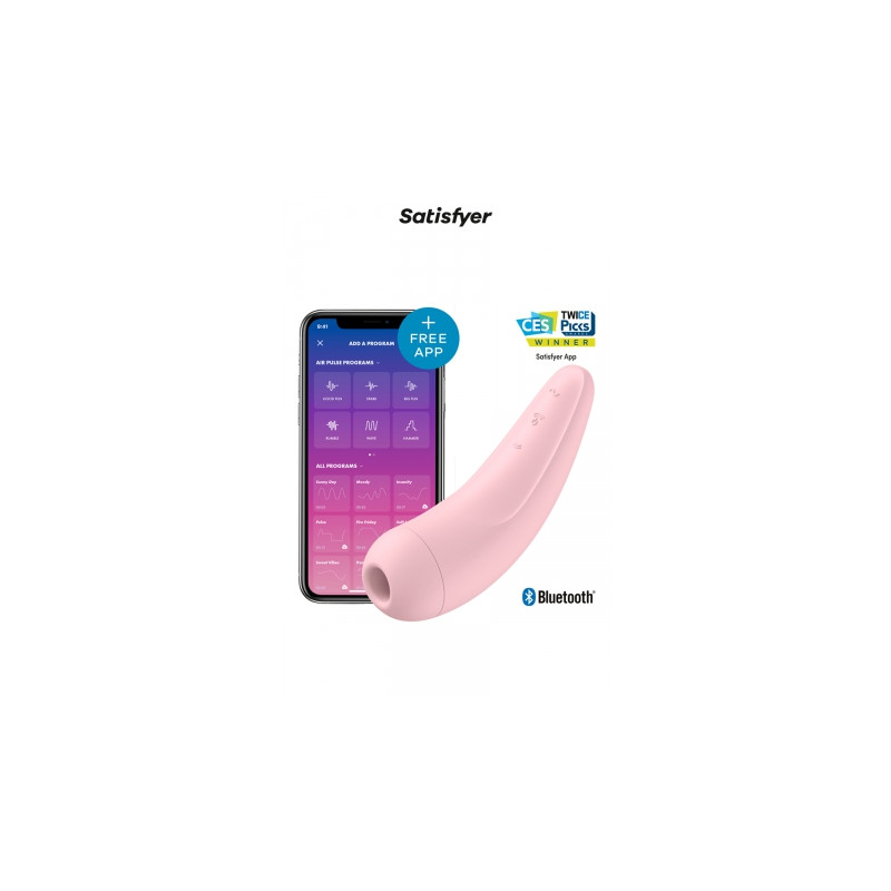 Stimulateur connecté Curvy 2  rose - Satisfyer