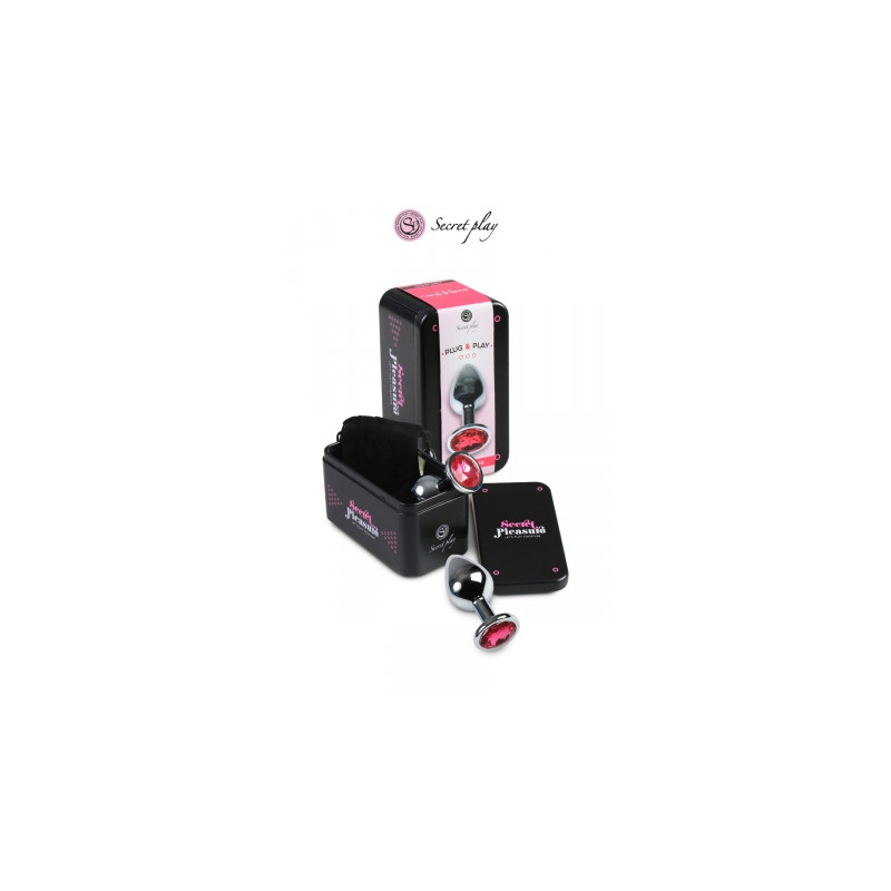 Plug aluminium S Fuchsia