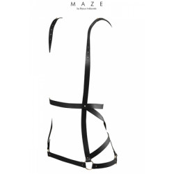 Robe harnais noire - Maze