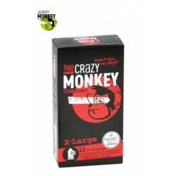 12 Préservatifs Crazy Monkey X-Large