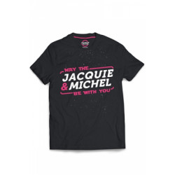 Tee-shirt May The Jacquie   Michel be with you