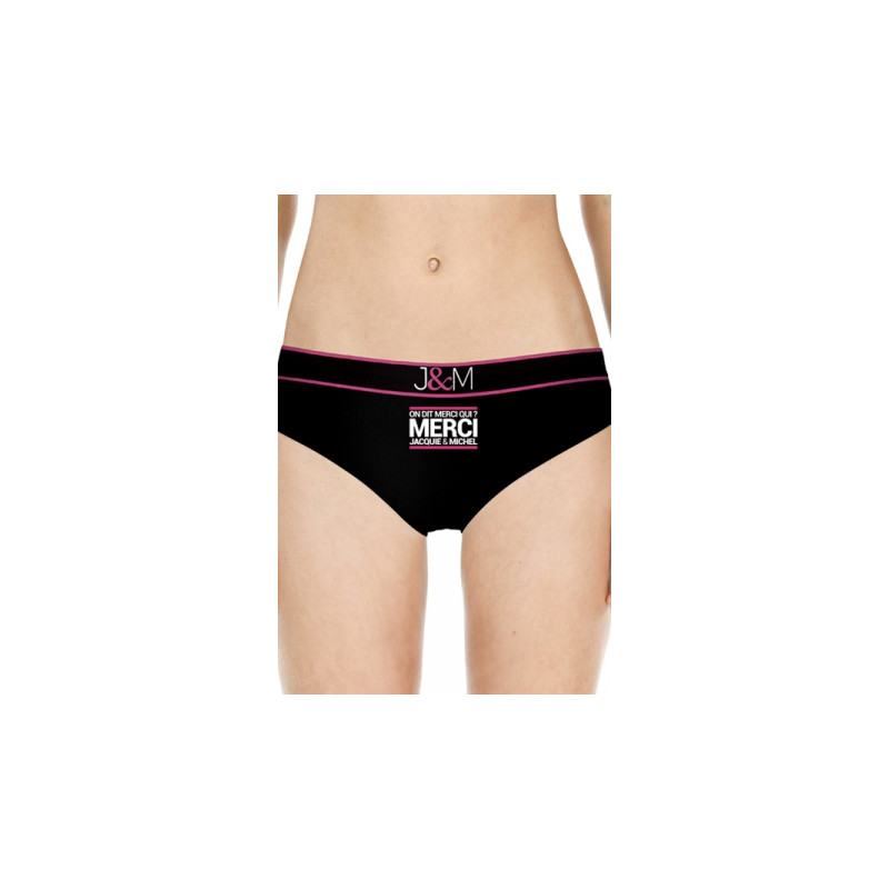 Boxer femme J M noir