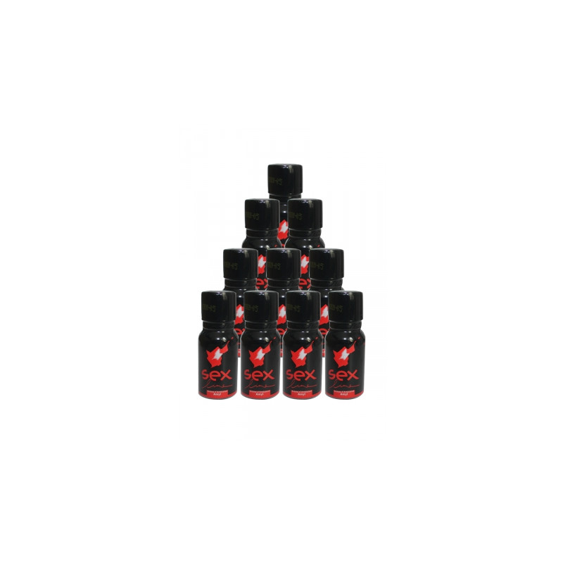 Poppers Sexline rouge  pack de 10