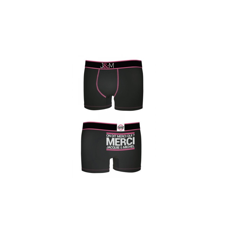 Boxer J M en coton - Noir 2