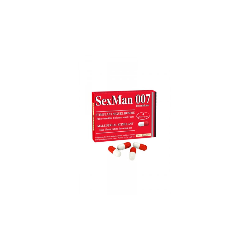 Aphrodisiaque SexMan 007  4 gélules