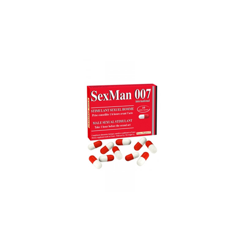 Aphrodisiaque SexMan 007  10 gélules