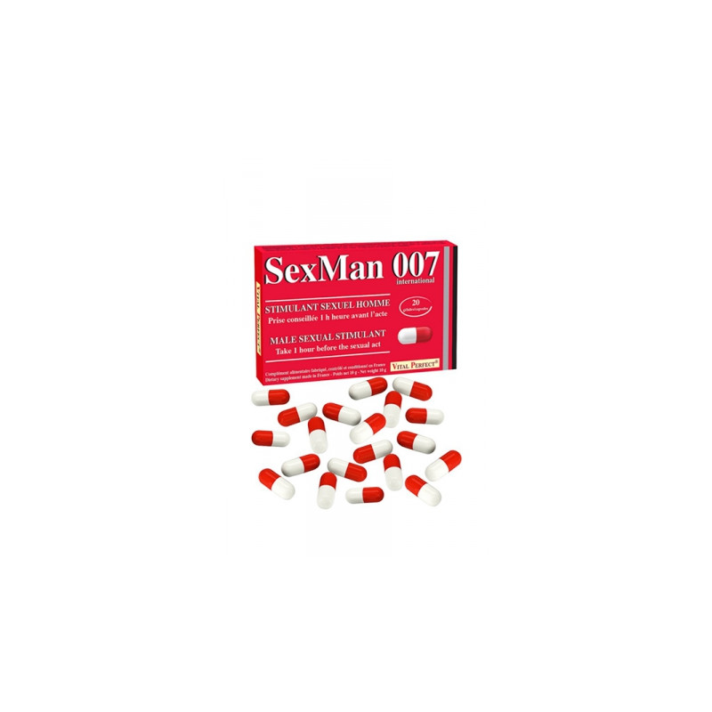 Aphrodisiaque SexMan 007  20 gélules