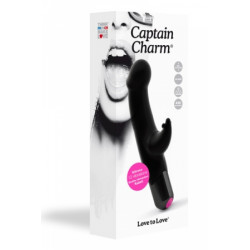 Vibro Rabbit Captain Charm Black