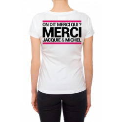 Tee-shirt  J M blanc - spécial  femme