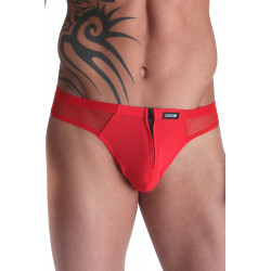 String rouge avec double zip Wiz - LM16-57RED