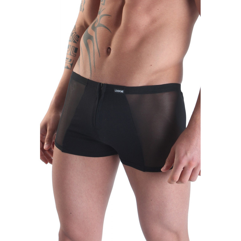 Boxer noir avec double zip Wiz - LM16-67BLK