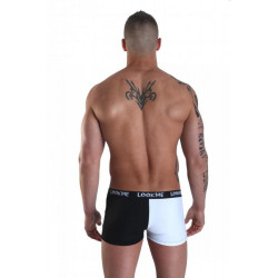 Boxer blanc noir Yin Yang - LM30-66