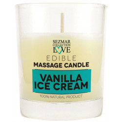 Bougie de massage glace vanille 100ml - SEZ045