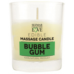 Bougie de massage Bubble Gum 100ml - SEZ054