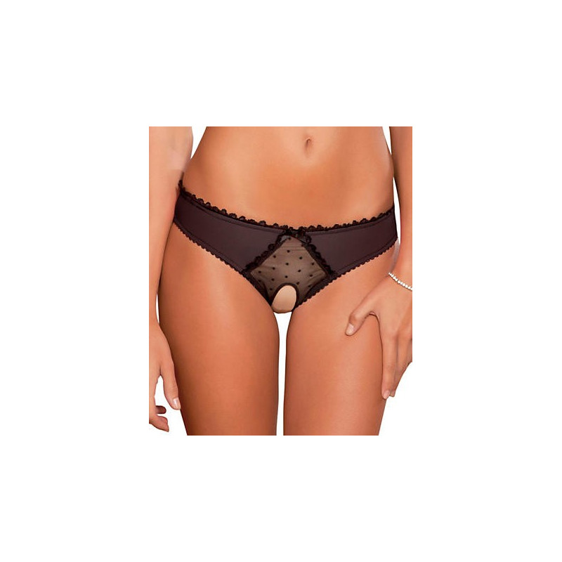 Panty ouvert - REN1046-BLK