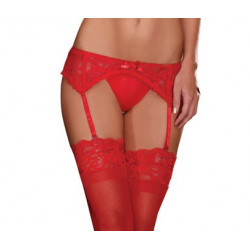 Porte jarretelle dentelle - DG8735RED