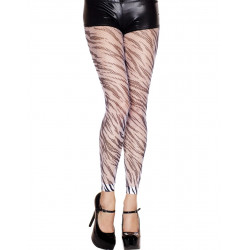 Legging sexy résille style zébré - MH35824ZEB