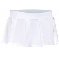 Mini jupe plissée  uni - ML25075WHT