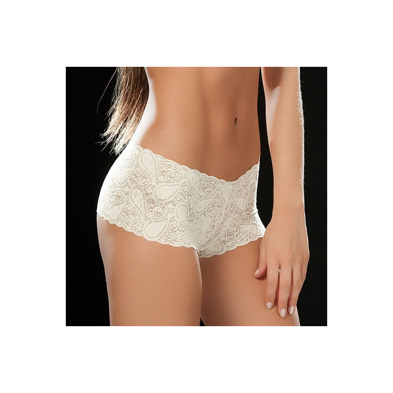 Boyshort dentelle 90 White - MAL90WHT