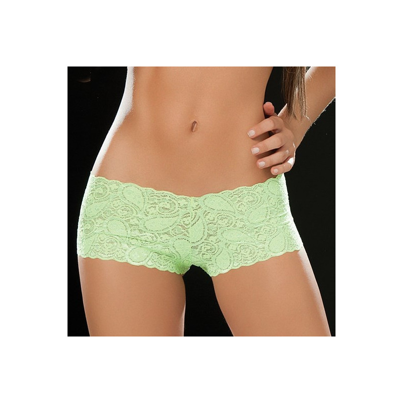 Boyshort dentelle 90 Vert flashy - MAL90HGR