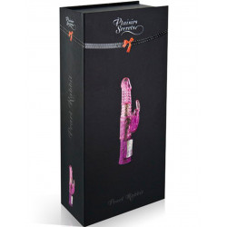 Vibromasseur rabbit rose waterproof avec billes rotatives - CC5160620050