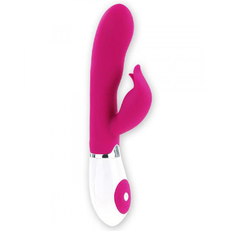 Vibromasseur rabbit rose 30 programmes tête dauphin - CC530238