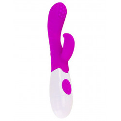 Vibromasseur rabbit rose point G tête massante - CC530160