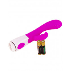 Vibromasseur rabbit rose point G tête massante - CC530160