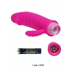 Petit vibromasseur rabbit 10 vitesses waterproof silicone - CC530168