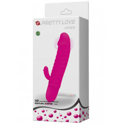 Petit vibromasseur rabbit 10 vitesses waterproof silicone - CC530168