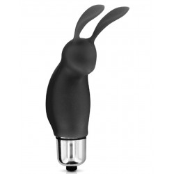 Stimulateur de clitoris vibrant noir rabbit - CC5730010010