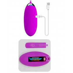 Oeuf vibrant 12 vitesses rechargeable USB - CC533003