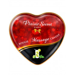 Mini bougie de massage mojito boîte coeur 35ml - CC826066