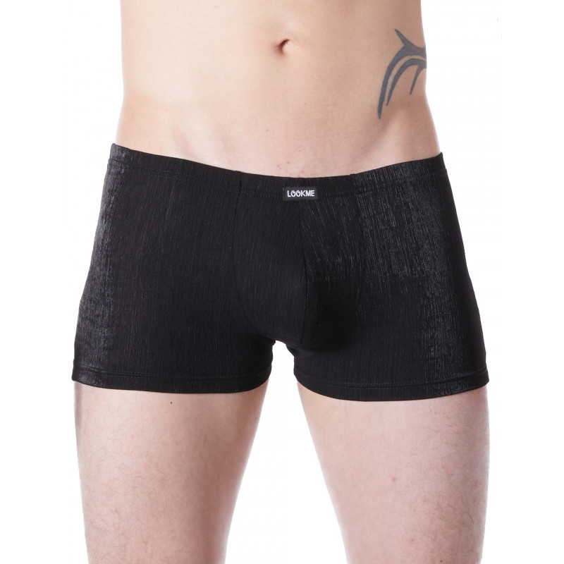 Boxer noir confortable séduisant - LM801-67BLK