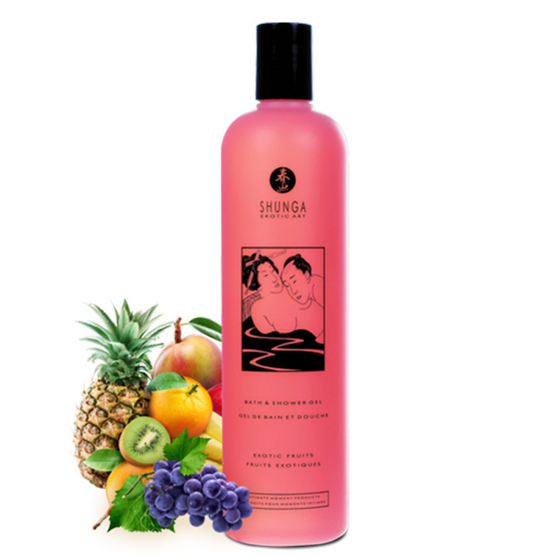 Gel de bain et douche fruits exotiques comestible 500ml - CC816501