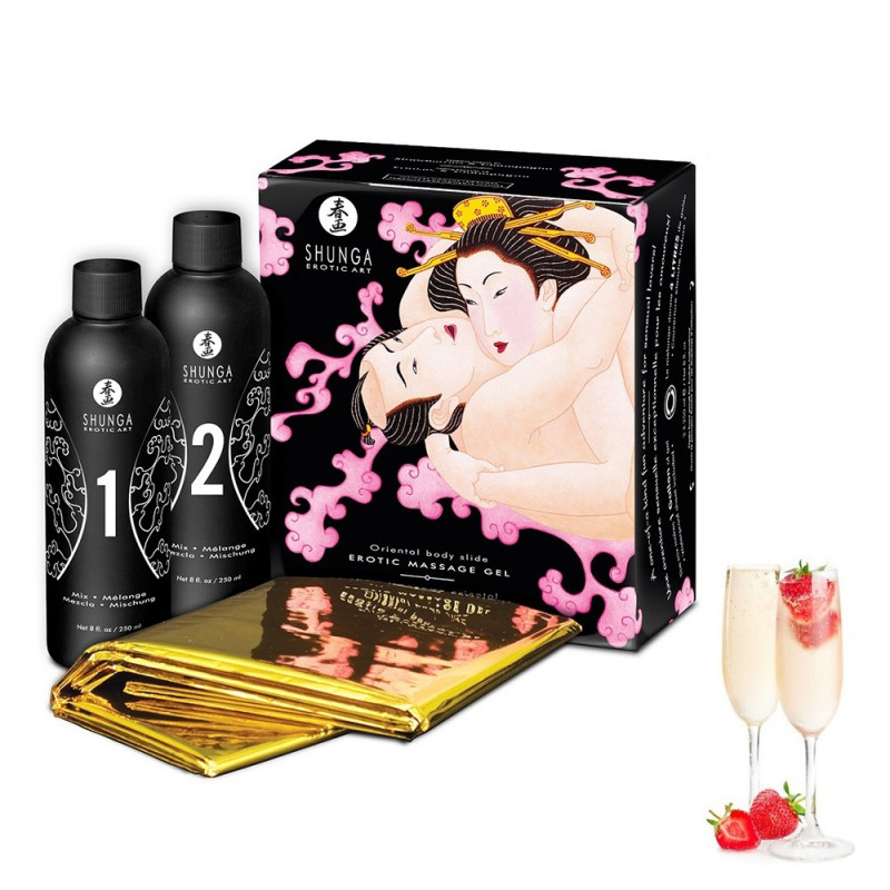 Gelée de massage oriental vin pétillant fraise - CC817700