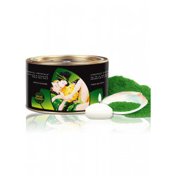 Sels de bain moussant bio de la mer morte Fleur de Lotus avec bougie flottante - CC6702