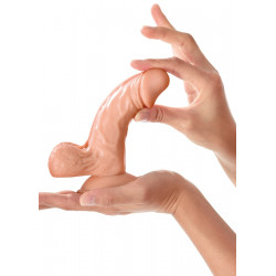 Gode réaliste avec testicules et ventouse 13cm - CC514115