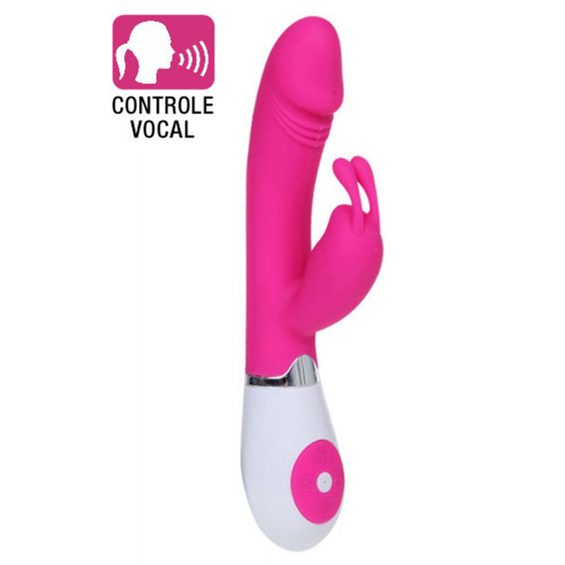 Vibromasseur rabbit 30 vitesses contrôle vocal - CC530152