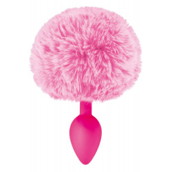 Plug anal pompon rose - CC5700910050